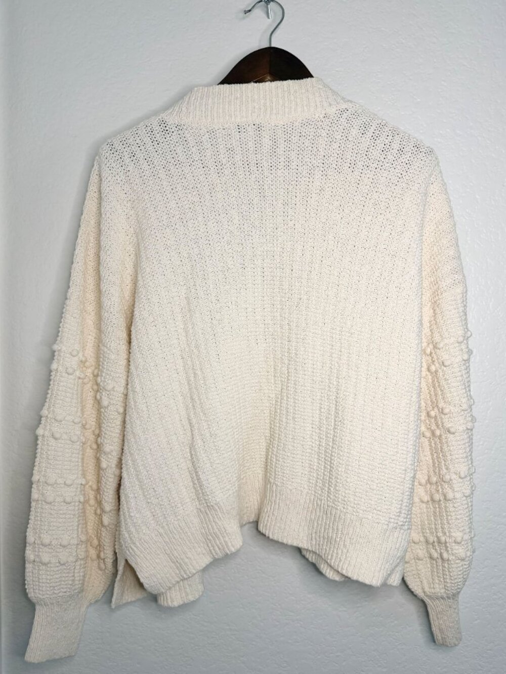 Madwell - Oversized Shaylene Bobble Detail Balloon Sleeve Cardigan - XL - Picture 6 of 12